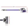 Devanti Stick Vacuum Cleaner Cordless HEPA Filter Purple Devanti Stick Vacuum Cleaner Cordless HEPA Filter Purple