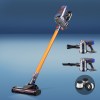 Devanti Stick Vacuum Cleaner Cordless HEPA Filter Gold 150W Devanti Stick Vacuum Cleaner Cordless HEPA Filter Gold 150W