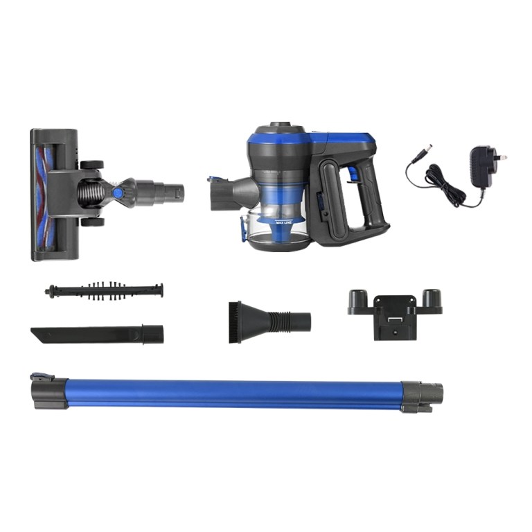 Devanti Stick Vacuum Cleaner Brushless Cordless 250W Blue Devanti Stick Vacuum Cleaner Brushless Cordless 250W Blue