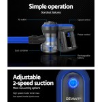 Devanti Stick Vacuum Cleaner Brushless Cordless 250W Blue Devanti Stick Vacuum Cleaner Brushless Cordless 250W Blue