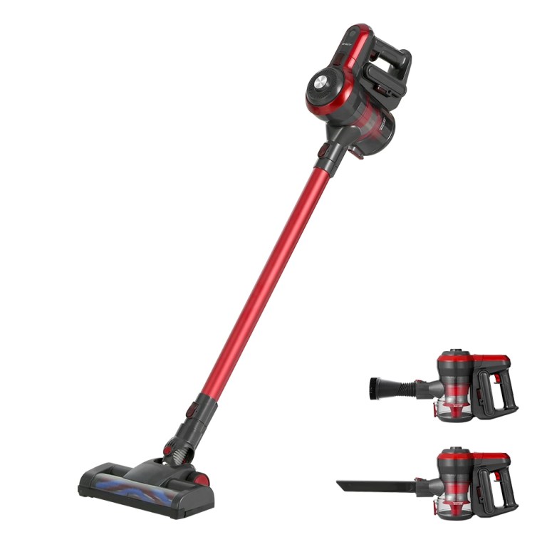Devanti Stick Vacuum Cleaner Brushless Cordless 250W Red Devanti Stick Vacuum Cleaner Brushless Cordless 250W Red