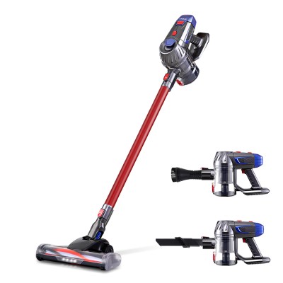 Devanti Stick Vacuum Cleaner Bagless Cordless Red 150W Devanti Stick Vacuum Cleaner Bagless Cordless Red 150W