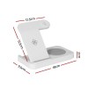 Private: Devanti 4-in-1 Wireless Charger Dock Fast Charging for Phone White Devanti 4-in-1 Wireless Charger Dock Fast Charging for Phone White
