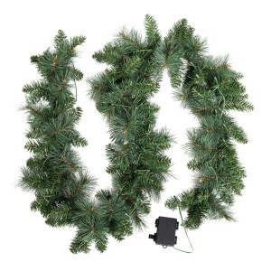 Jingle Jollys 1.8m Christmas Garland with LED lights Party Xmas Decorations Jingle Jollys 1.8m Christmas Garland with LED lights Party Xmas Decorations
