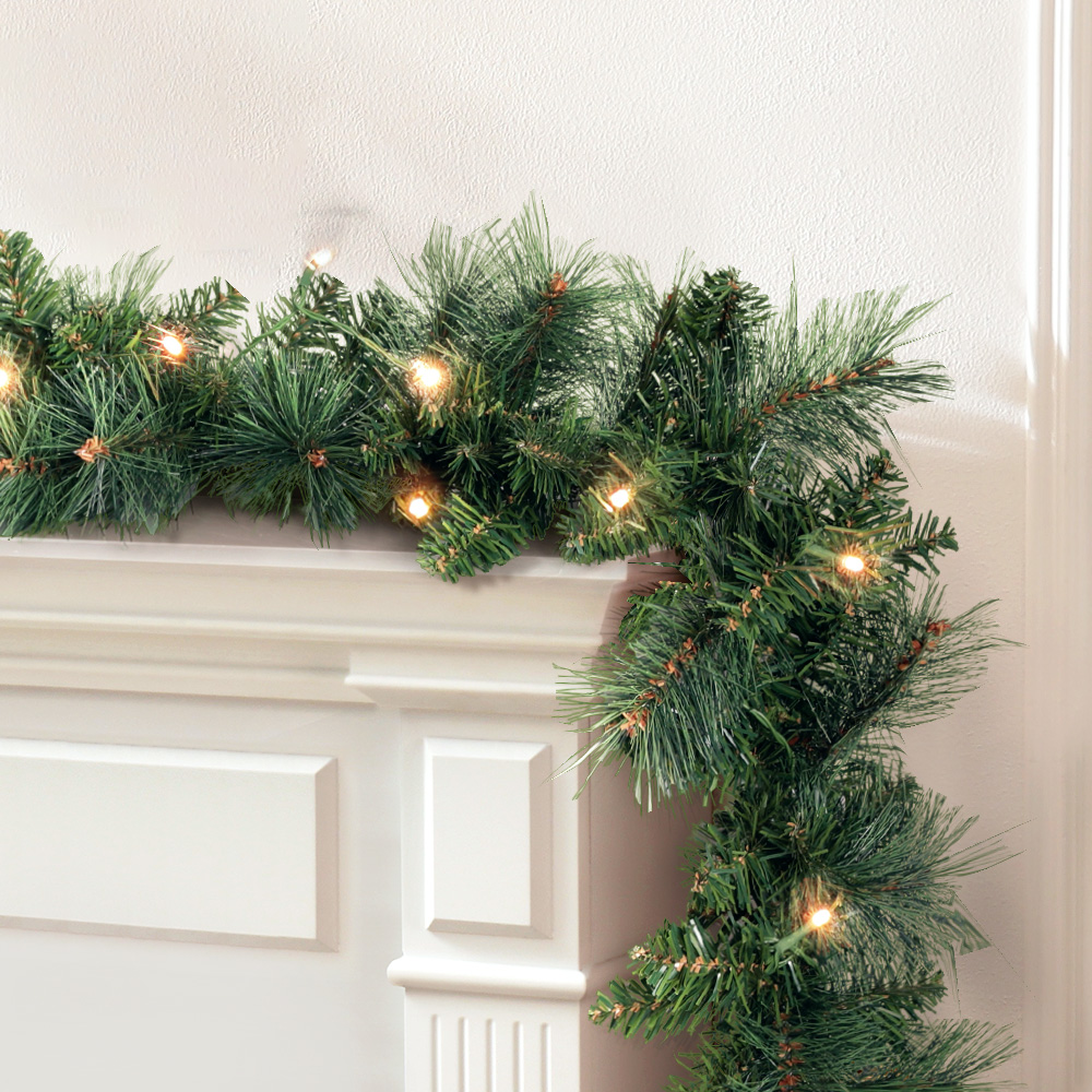 Jingle Jollys 1.8m Christmas Garland with LED lights Party Xmas Decorations Jingle Jollys 1.8m Christmas Garland with LED lights Party Xmas Decorations