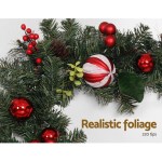 Jingle Jollys 2.7m Christmas Garland with Decorations Xmas Wedding Party Jingle Jollys 2.7m Christmas Garland with Decorations Xmas Wedding Party