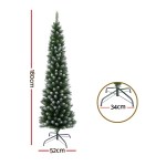 Jingle Jollys Christmas Tree 1.8m Xmas Tree Decorations Snowy 300 Tips Jingle Jollys Christmas Tree 1.8m Xmas Tree Decorations Snowy 300 Tips