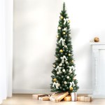 Jingle Jollys Christmas Tree 1.8m Xmas Tree Decorations Snowy 300 Tips Jingle Jollys Christmas Tree 1.8m Xmas Tree Decorations Snowy 300 Tips