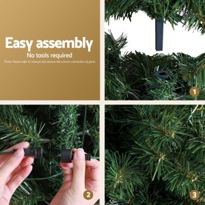 Jingle Jollys Christmas Tree 2.1M Corner Xmas Tree Party Decorations 430 Tips Jingle Jollys Christmas Tree 2.1M Corner Xmas Tree Party Decorations 430 Tips