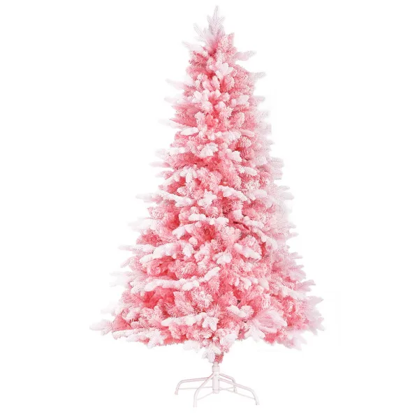 Jingle Jollys Christmas Tree 1.8m Pink Xmas Tree Snowy Party Decor 810 Tips Jingle Jollys Christmas Tree 1.8m Pink Xmas Tree Snowy Party Decor 810 Tips