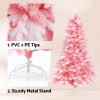 Jingle Jollys Christmas Tree 1.8m Pink Xmas Tree Snowy Party Decor 810 Tips Jingle Jollys Christmas Tree 1.8m Pink Xmas Tree Snowy Party Decor 810 Tips