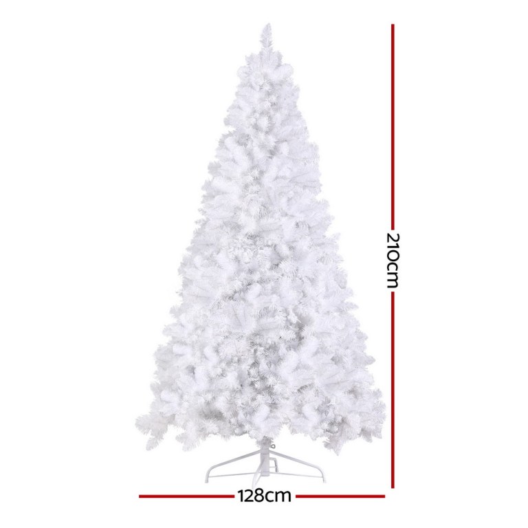Jingle Jollys Christmas Tree 2.1m 500 LED Xmas Tree Decorations White 1260 Tips Jingle Jollys Christmas Tree 2.1m 500 LED Xmas Tree Decorations White 1260 Tips