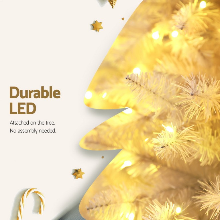 Jingle Jollys Christmas Tree 2.1m 500 LED Xmas Tree Decorations White 1260 Tips Jingle Jollys Christmas Tree 2.1m 500 LED Xmas Tree Decorations White 1260 Tips