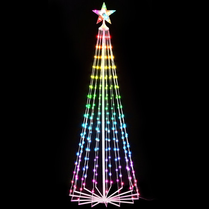 Jingle Jollys Christmas Tree 1.8m 265 RGB LED Fairy Lights Xmas Trees Decoration Jingle Jollys Christmas Tree 1.8m 265 RGB LED Fairy Lights Xmas Trees Decoration