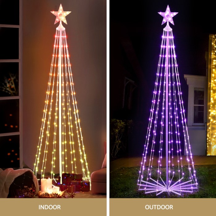 Jingle Jollys Christmas Tree 1.8m 265 RGB LED Fairy Lights Xmas Trees Decoration Jingle Jollys Christmas Tree 1.8m 265 RGB LED Fairy Lights Xmas Trees Decoration