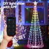 Jingle Jollys Christmas Tree 1.8m 265 RGB LED Fairy Lights Xmas Trees Decoration Jingle Jollys Christmas Tree 1.8m 265 RGB LED Fairy Lights Xmas Trees Decoration