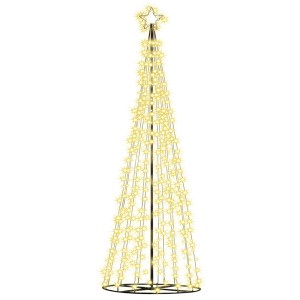 Jingle Jollys Solar Christmas Tree 3.6M Xmas Tree Decorations 8 Light Modes