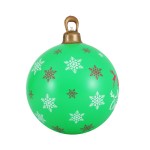 Jingle Jollys Christmas Inflatable Ball Bauble 60cm Outdoor Decoration Green Jingle Jollys Christmas Inflatable Ball Bauble 60cm Outdoor Decoration Green