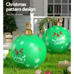 Jingle Jollys Christmas Inflatable Ball Bauble 60cm Outdoor Decoration Green Jingle Jollys Christmas Inflatable Ball Bauble 60cm Outdoor Decoration Green