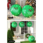 Jingle Jollys Christmas Inflatable Ball Bauble 60cm Outdoor Decoration Green Jingle Jollys Christmas Inflatable Ball Bauble 60cm Outdoor Decoration Green