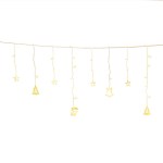 Jingle Jollys 3M Christmas Icicle Lights String Lights 138 LED Warm White