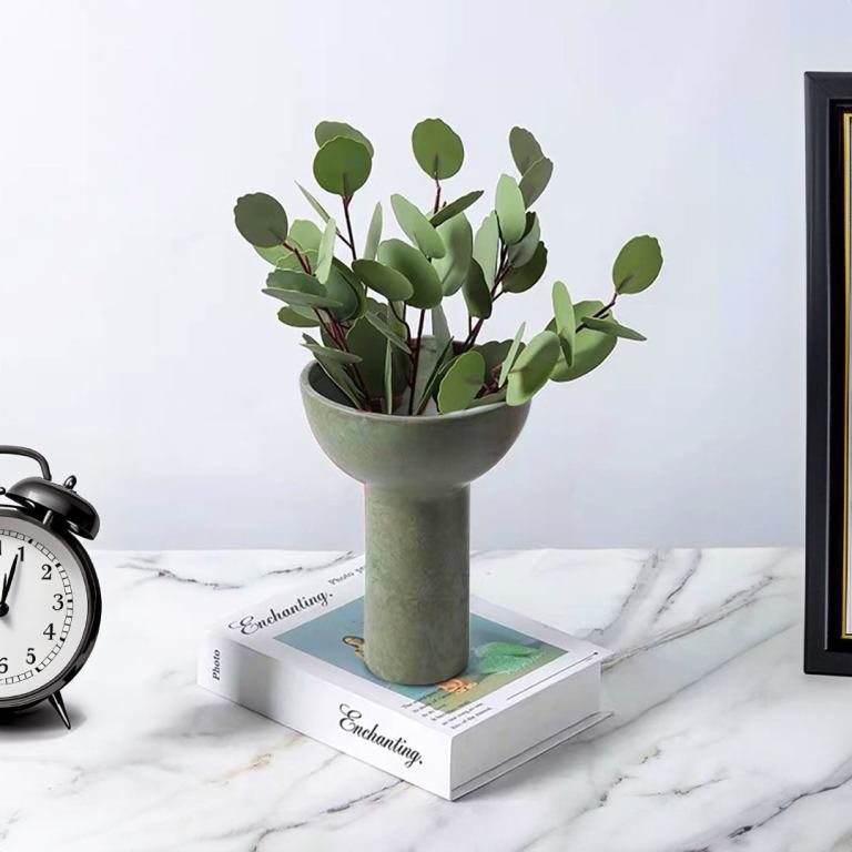 soga 15x19.5cm ornament black minimalist nordic ceramic vase modern versatile for home decor