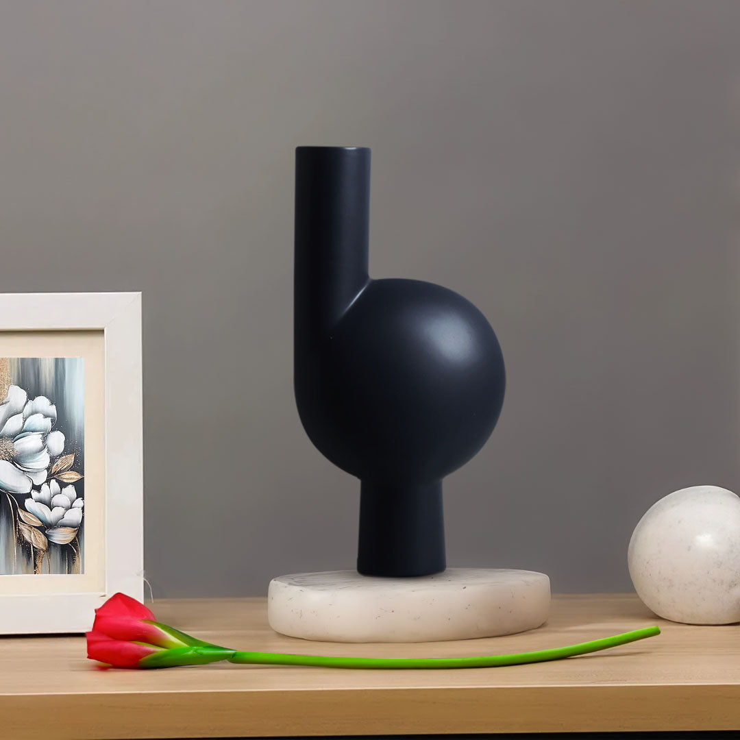 soga 2x 19x37cm large ornament a modern abstract vase unique shape