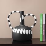 soga 26.5x17cm ornament vase with polka dot handicraft decorations in