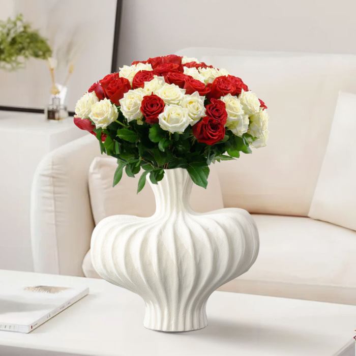 soga 2x 25x24cm ornament small matte white vases countertop decoration soga 2x 25x24cm ornament small matte white vases countertop decoration