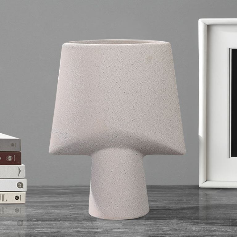 soga 2x 21x25.5cm ornament geometric decor ceramic vase flower pots soga 2x 21x25.5cm ornament geometric decor ceramic vase flower pots