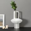 soga 2x 20x30cm ornament contemporary white ceramic vase decorative soga 2x 20x30cm ornament contemporary white ceramic vase decorative