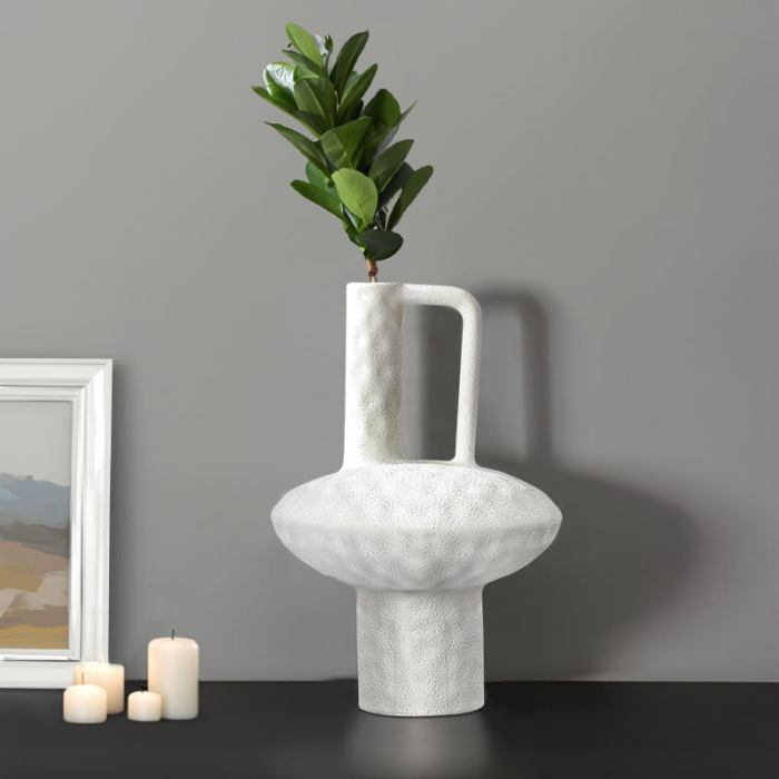 soga 2x 20x30cm ornament contemporary white ceramic vase decorative soga 2x 20x30cm ornament contemporary white ceramic vase decorative