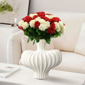 soga 25x24cm ornament small matte white vases countertop decoration accessories home decor