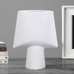 soga 21x25.5cm small white ornament geometric decor ceramic vase flower pots