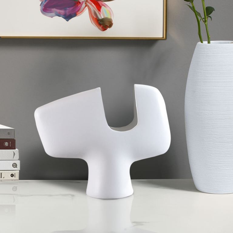 soga 2x 44x35cm ornament modern curved decorative vase sculptural accent soga 2x 44x35cm ornament modern curved decorative vase sculptural accent