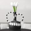 soga 26.5x17cm ornament vase with polka dot handicraft decorations in