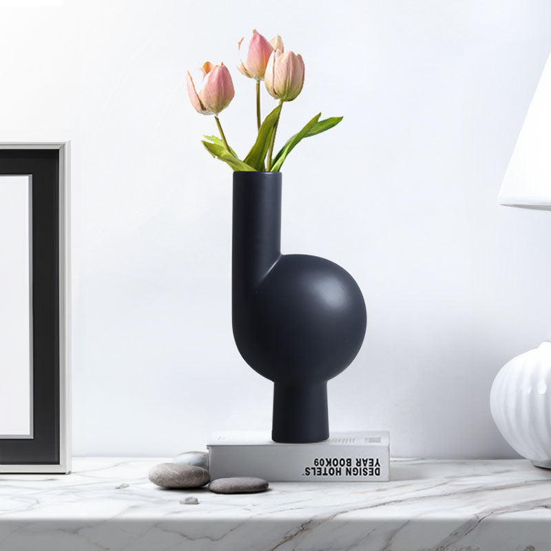 soga 2x 19x37cm large ornament a modern abstract vase unique shape