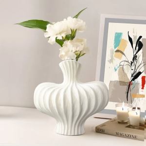 soga 25x24cm ornament small matte white vases countertop decoration accessories home decor