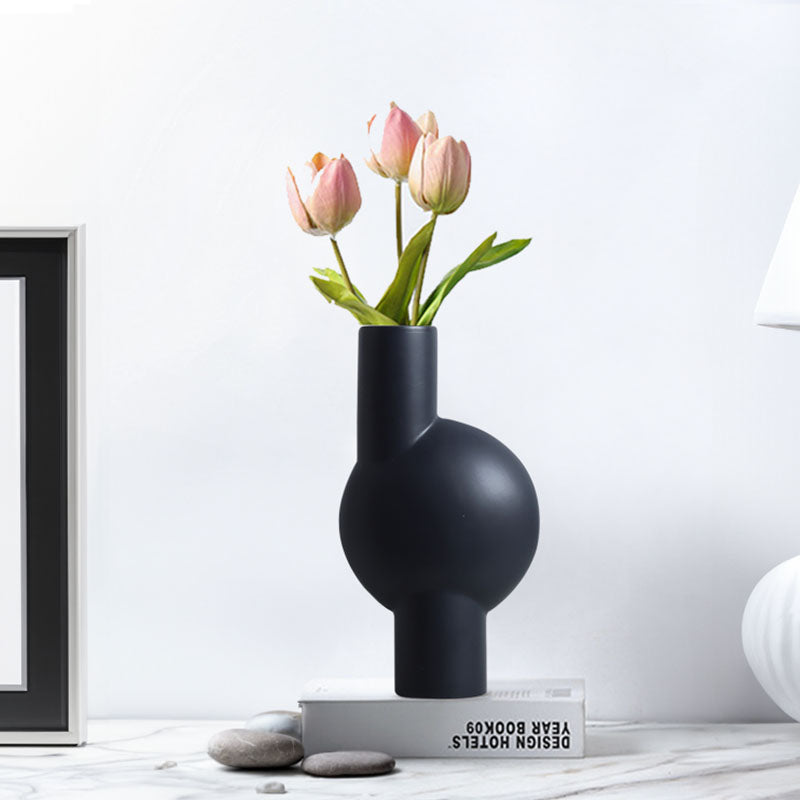 soga 17x32cm medium ornament a modern abstract vase unique shape