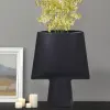 soga 21x25.5cm small black ornament geometric decor ceramic vase flower pots soga 21x25.5cm small black ornament geometric decor ceramic vase flower pots