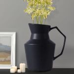 soga 23.5cmx19.5cm ornament modern ceramic vase with handle