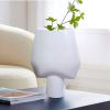 soga 2x 33x43cm white large ornament bodhi house ceramic handcrafted modern vase soga 2x 33x43cm white large ornament bodhi house ceramic handcrafted modern vase
