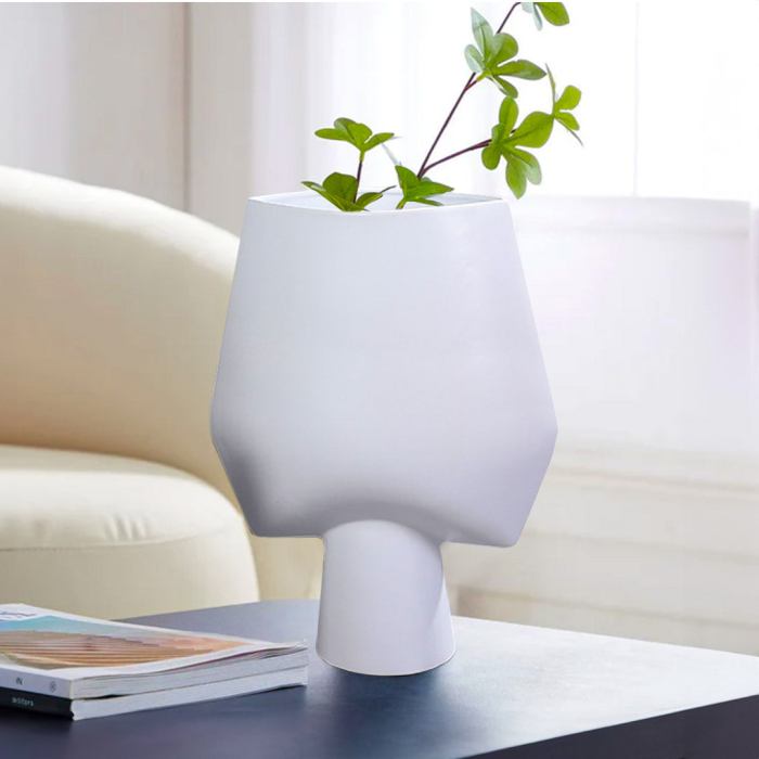 soga 2x 33x43cm white large ornament bodhi house ceramic handcrafted modern vase soga 2x 33x43cm white large ornament bodhi house ceramic handcrafted modern vase