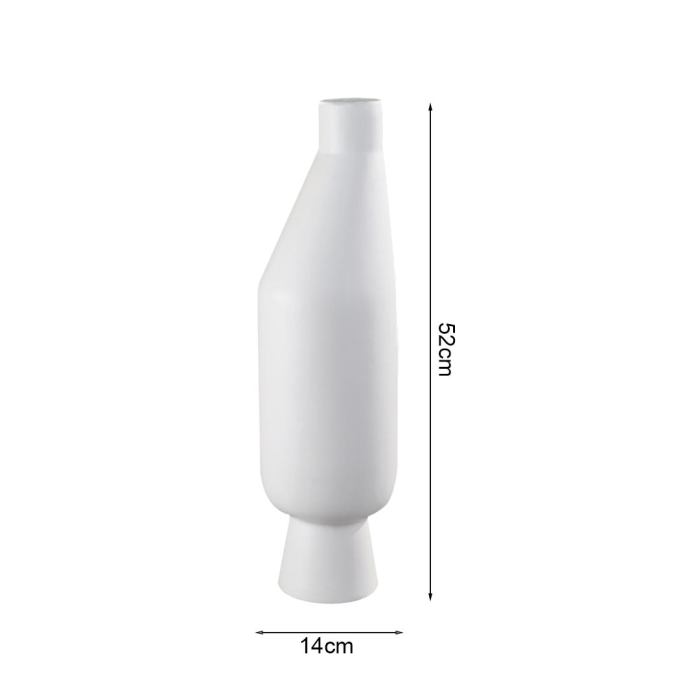 soga 14x52cm ornament white modern minimalist vase decorative with narrow tops soga 14x52cm ornament white modern minimalist vase decorative with narrow tops