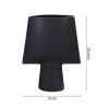 soga 21x25.5cm small black ornament geometric decor ceramic vase flower pots soga 21x25.5cm small black ornament geometric decor ceramic vase flower pots