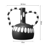 soga 26.5x17cm ornament vase with polka dot handicraft decorations in