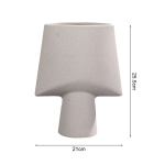 soga 2x 21x25.5cm ornament geometric decor ceramic vase flower pots soga 2x 21x25.5cm ornament geometric decor ceramic vase flower pots