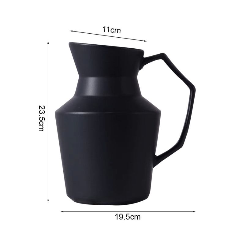 soga 2x 23.5cmx19.5cm ornament modern ceramic vase with handle soga 2x 23.5cmx19.5cm ornament modern ceramic vase with handle