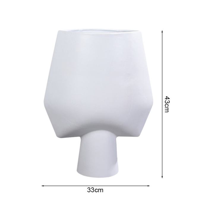 soga 33x43cm white large ornament bodhi house ceramic handcrafted modern vase soga 33x43cm white large ornament bodhi house ceramic handcrafted modern vase