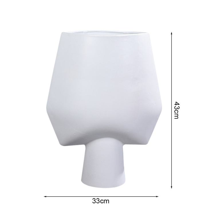 soga 33x43cm white large ornament bodhi house ceramic handcrafted modern vase